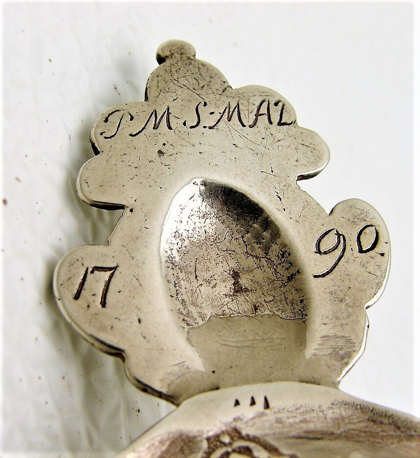 Swedish Solid Silver Brandy Taster Johan Soderdahl Soderkoping Date Marked 1790
