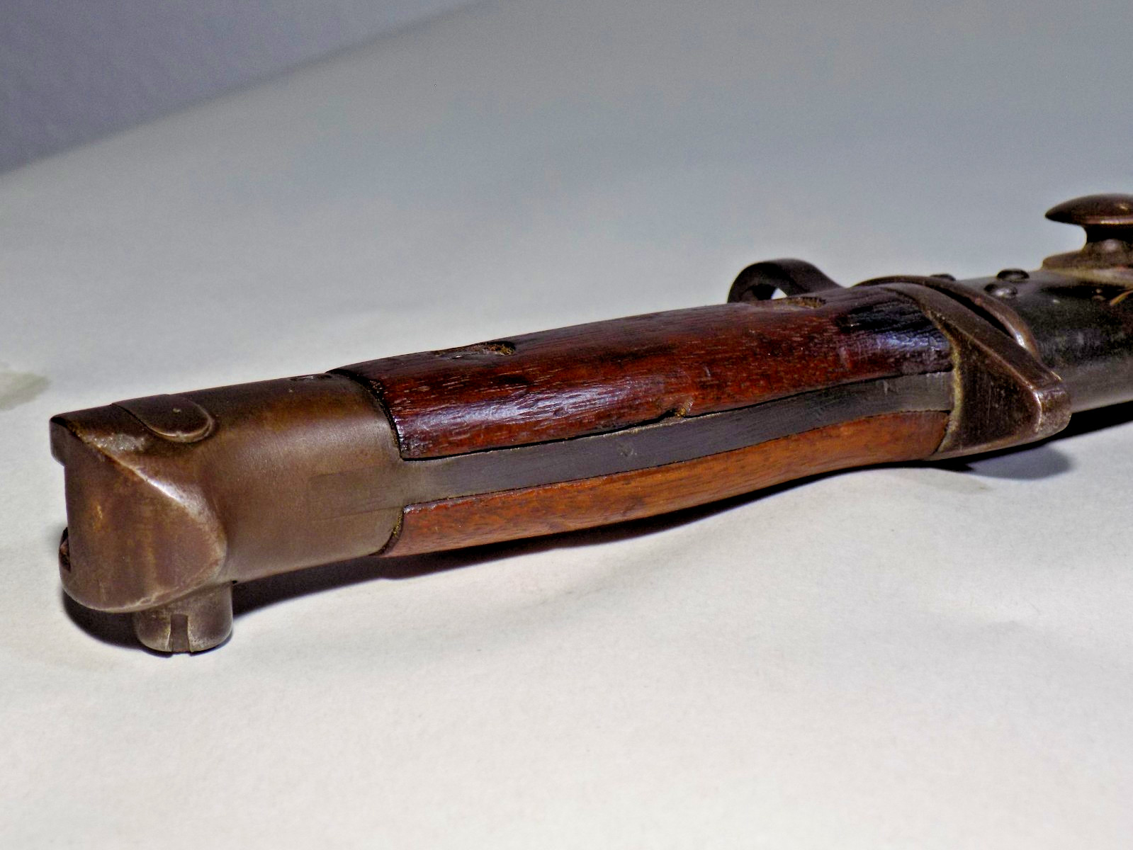 A++ P1907/7907 British Crown-Sanderson Enfield WW1 Bayonet W/Mk1 LeatherScabbard