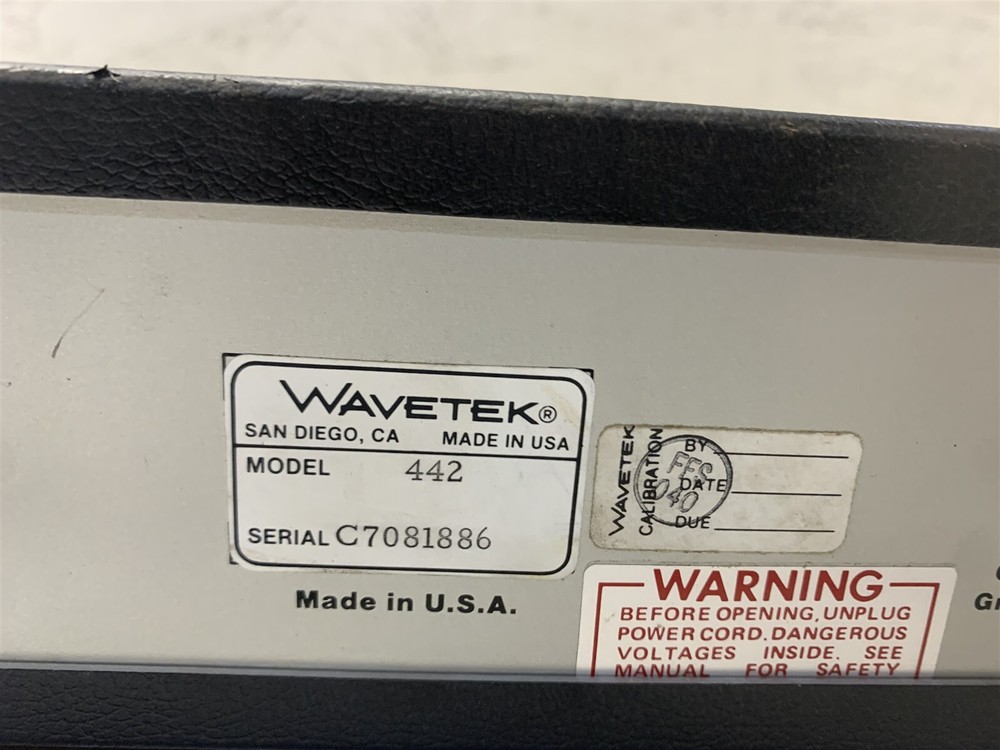 WAVETEK DUAL HI/LO FILTER MODEL 442