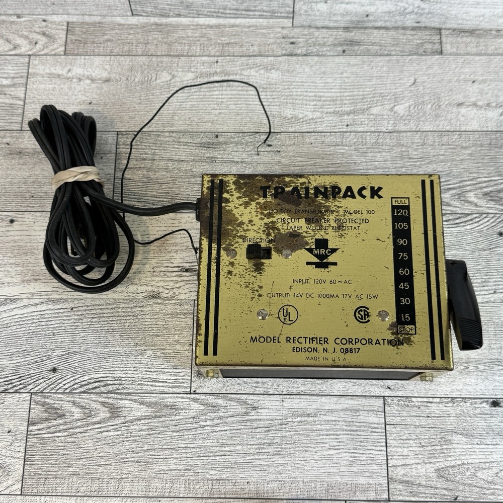 MRC Train pack HO Train Control Model 100 USA Model Rectifier Corp