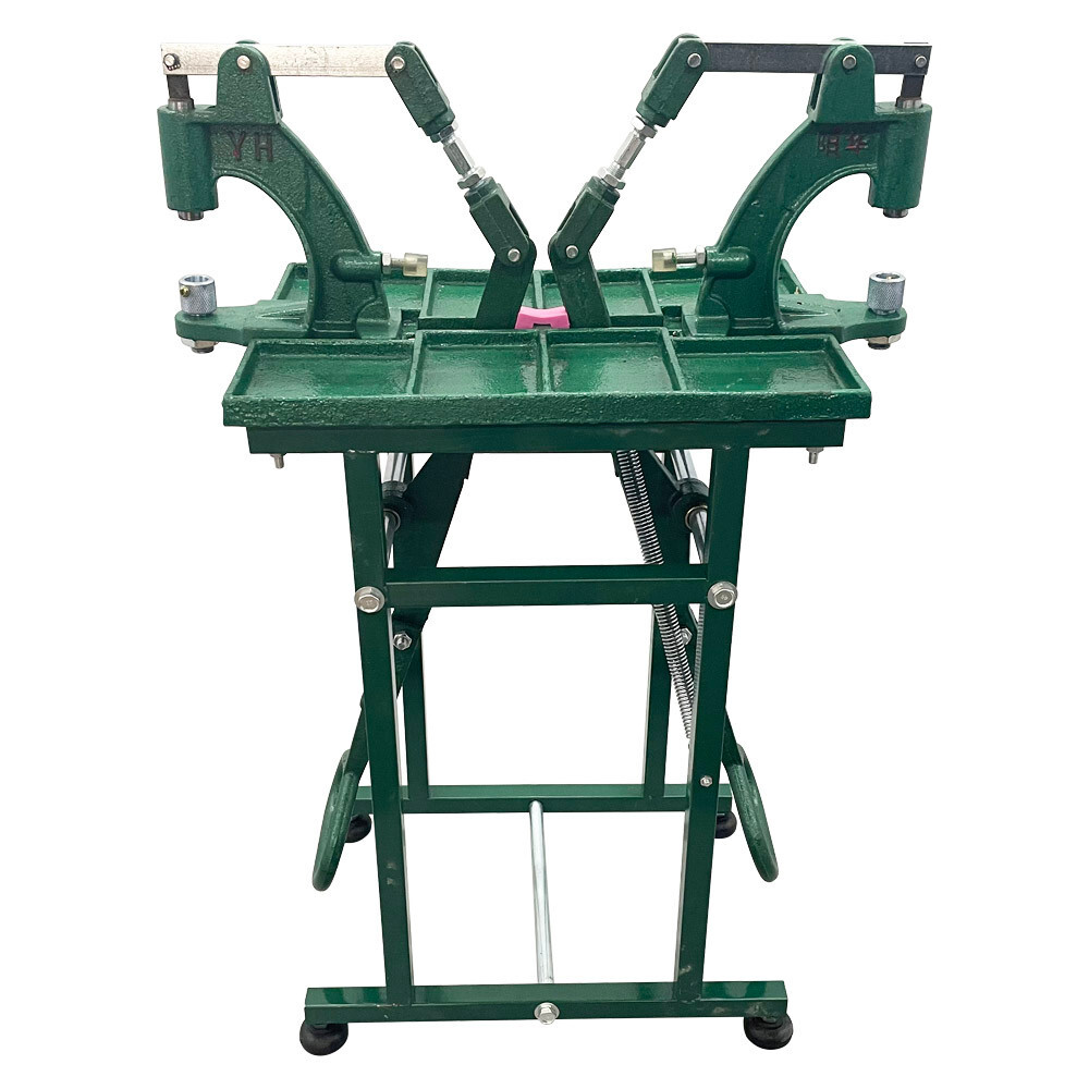 Manual Twisting Machine Two Station Hand Riveting Machine with Foot Press