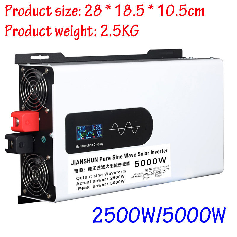 Pure Sine Wave Inverter 5000W 8000W 12000W 12V 24V 48V 72V 110V Solar Off Grid