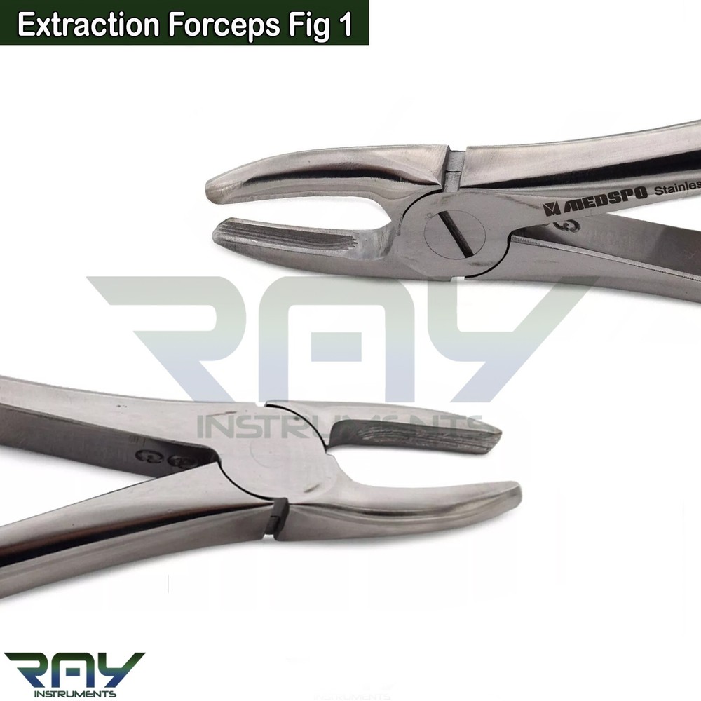 Dental Tooth Extraction Forceps Fig 1 Upper Root Incisors Surgical Instruments