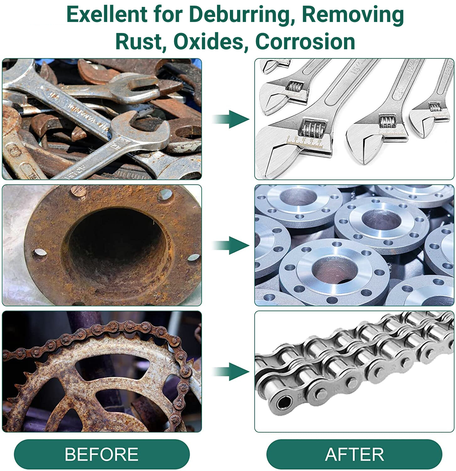 120+2 PACK 2 in Heavy Roll Lock Surface Conditioning Die Grinder Sanding Discs