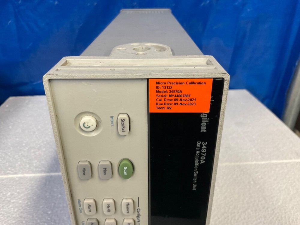 Agilent 34970A Data Acquisition Switch Unit No Cards used Item