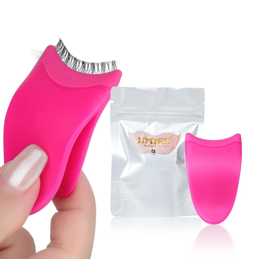 Eyelash Applicator Tool for Beginners Plum Lash Clip Silicone Tip