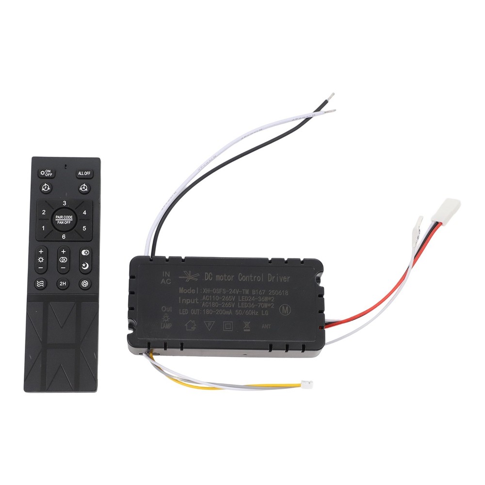 Flexible Ceiling Fan Light Remote With 6 Speed Settings And Easy Reset