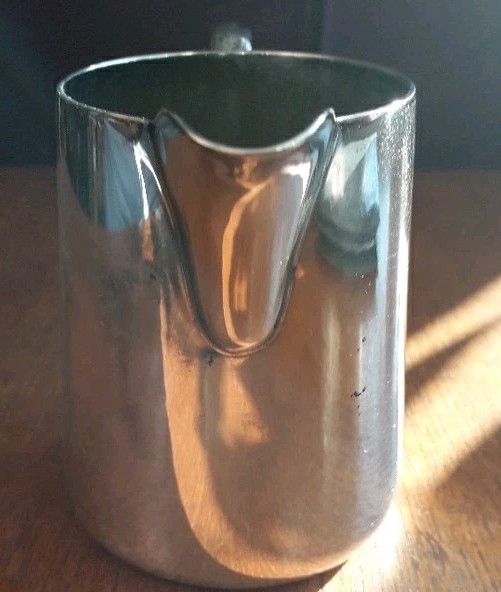 Vintage Solid Silverplate Small Jug 9x7cm 231gram B2