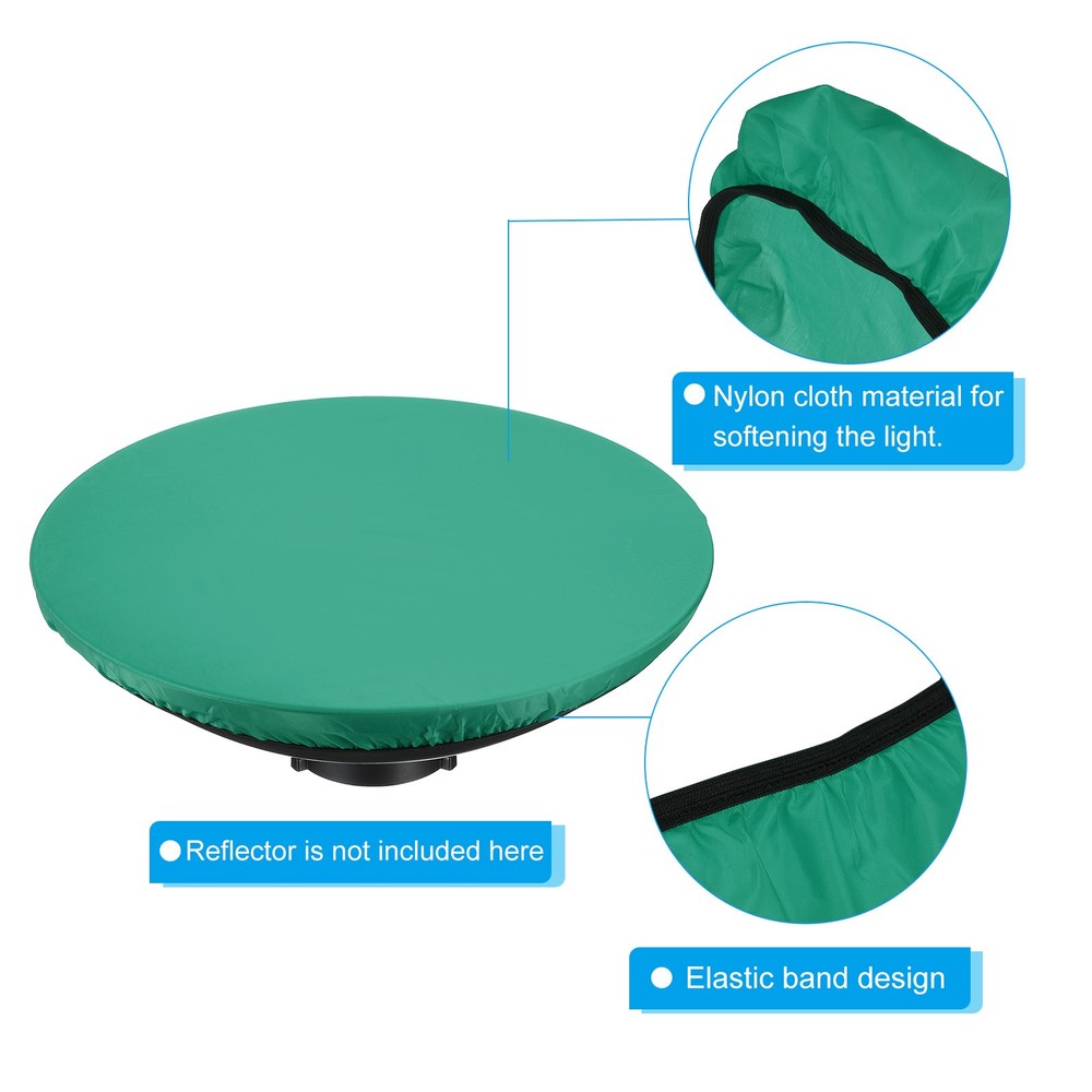 17" Soft Diffuser Lamp Cover Cloth Diffuser Lamp Sock for Flashing Green