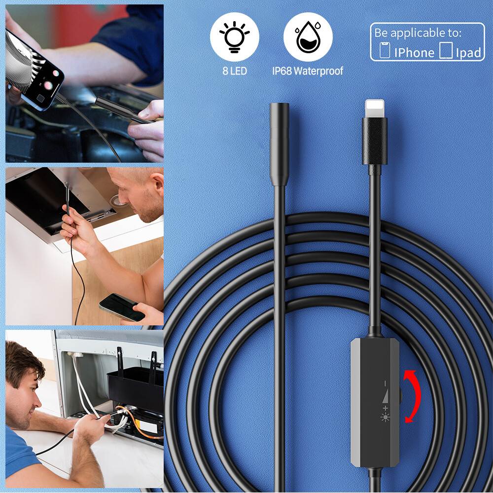 Endoscope Camera Industrial Endoscope 960P Digital Inspection Borescope