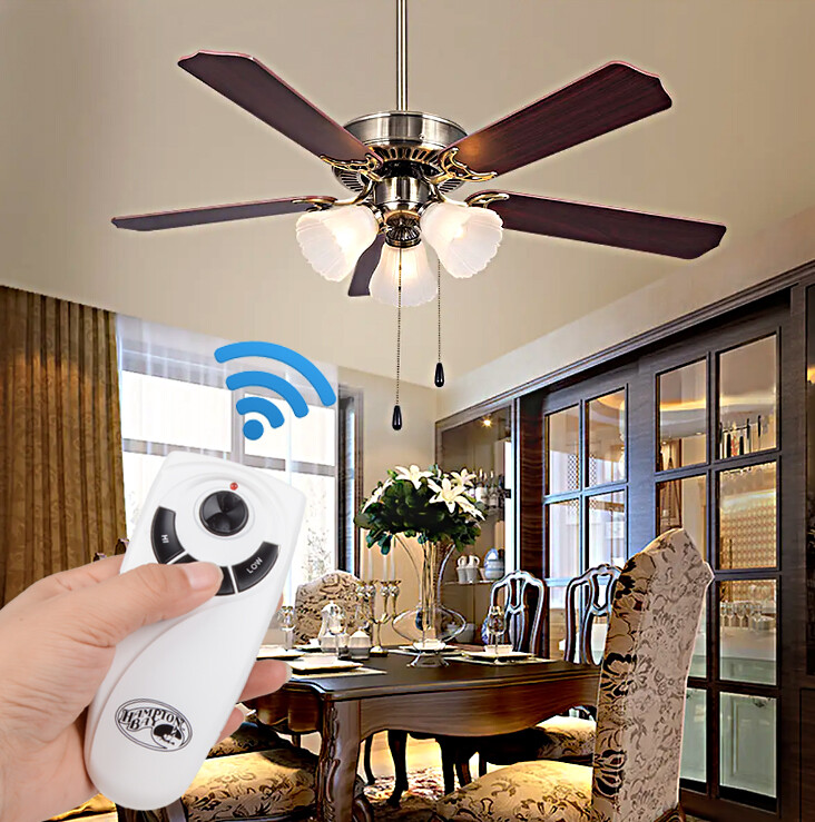 Replacement Remote UC7083T Hampton Bay Ceiling Fan Dual Lights Control White
