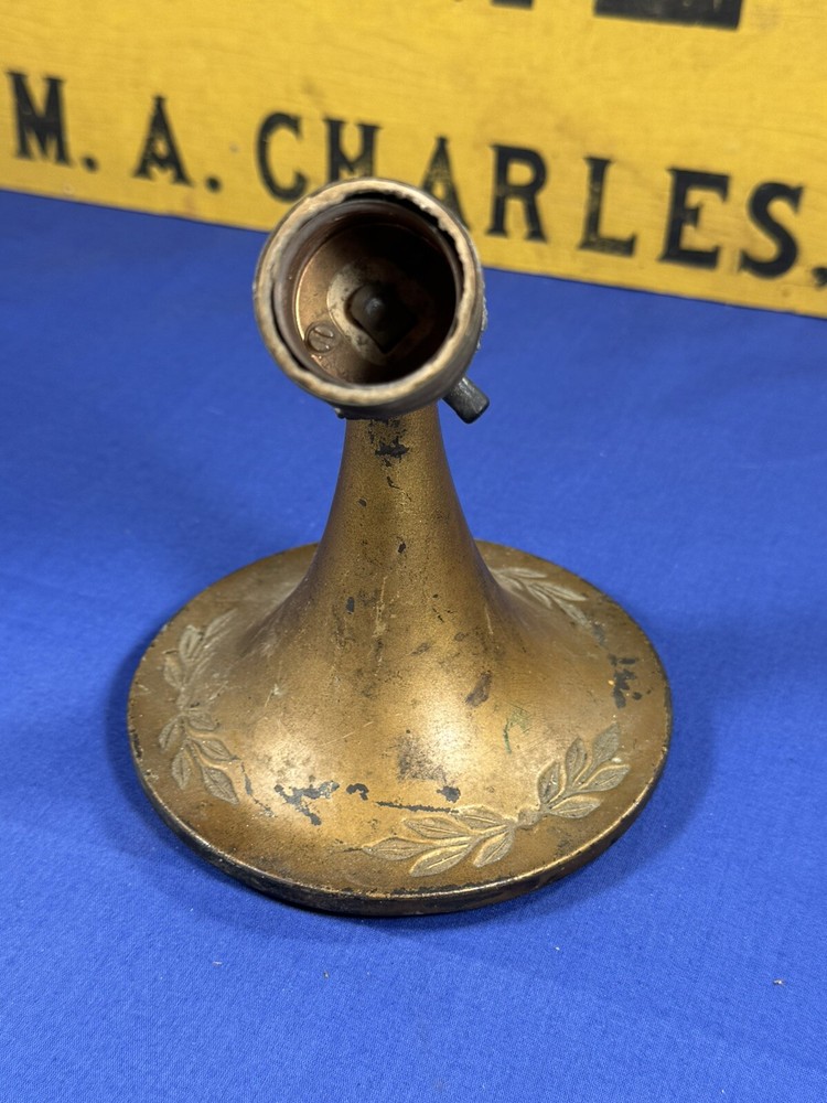 C.1925 Bussmann Wall or Ceiling Light w/ Etched Pattern, Articulating Socket