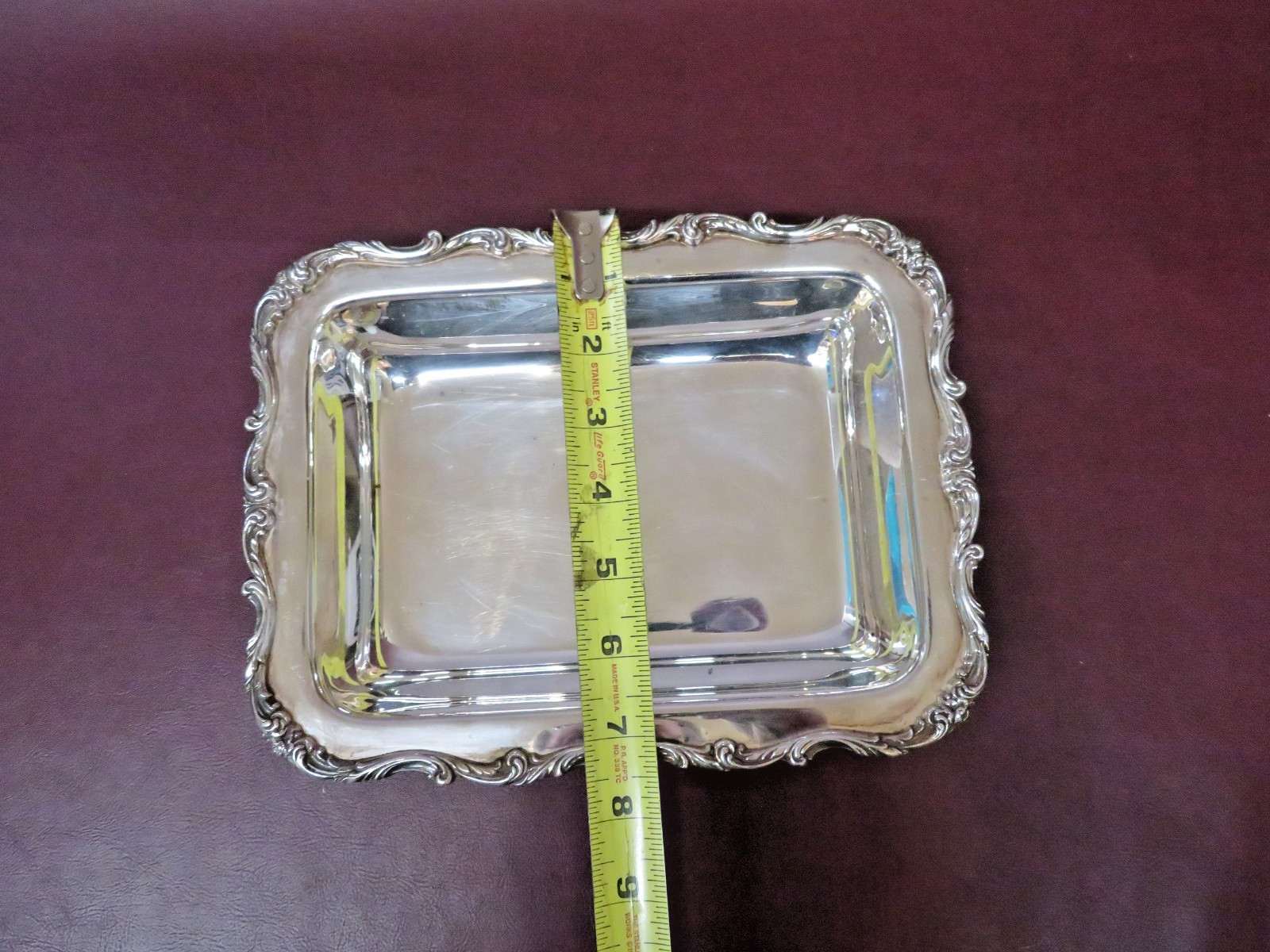 Vintage International Orleans Silverplate Rectangle Covered Vegetable Dish #5753