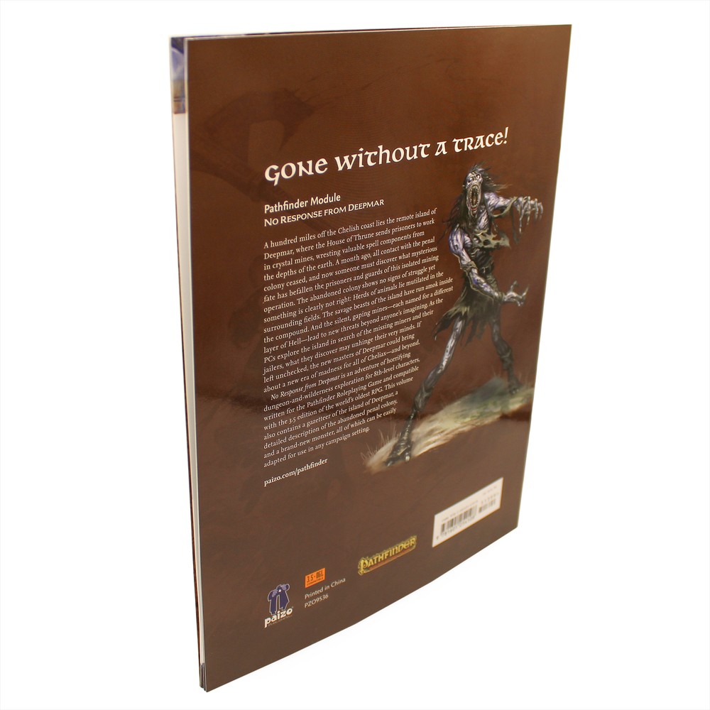 Pathfinder (RPG) Module: No Response from Deepmar