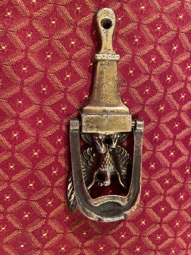 Small Salvaged 1960's Eagle Door Knocker, Free S/H