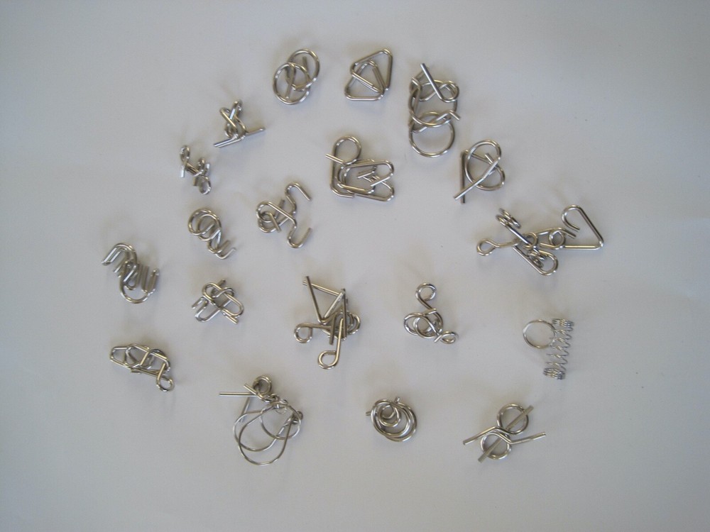 Challenge Metal Puzzles Lot 19