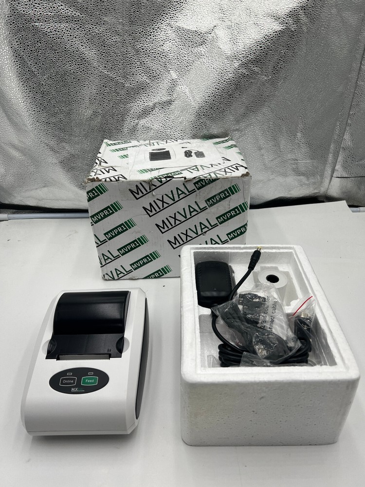 MIXVAL MVPR1 Thermal Receipt Printer DC8V 3A 90mm/second