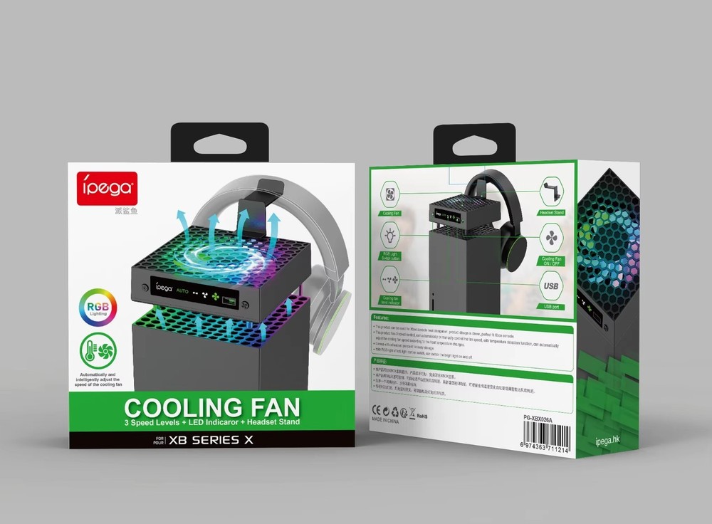 RGB Cooling Fan For Xbox Series X Console