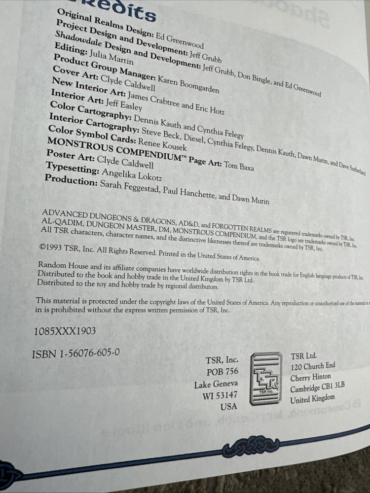 AD&D Forgotten Realms Campaign Setting !