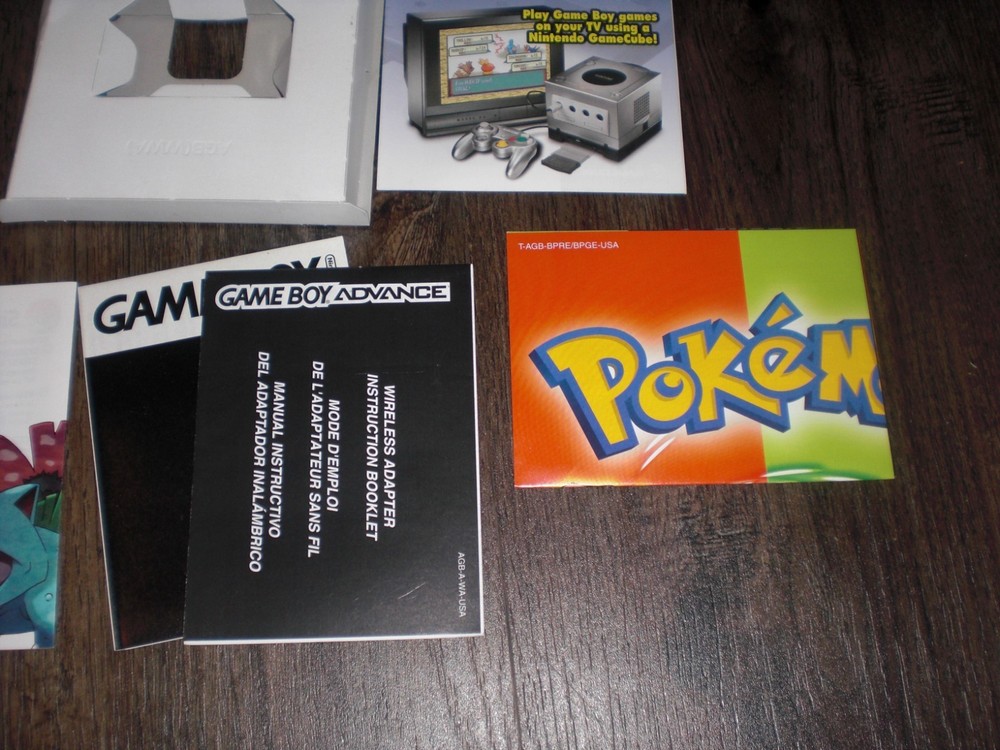 Pokémon FireRed Version Game Boy Advance GBA BOX + Inserts No Game AUTHENTIC OEM