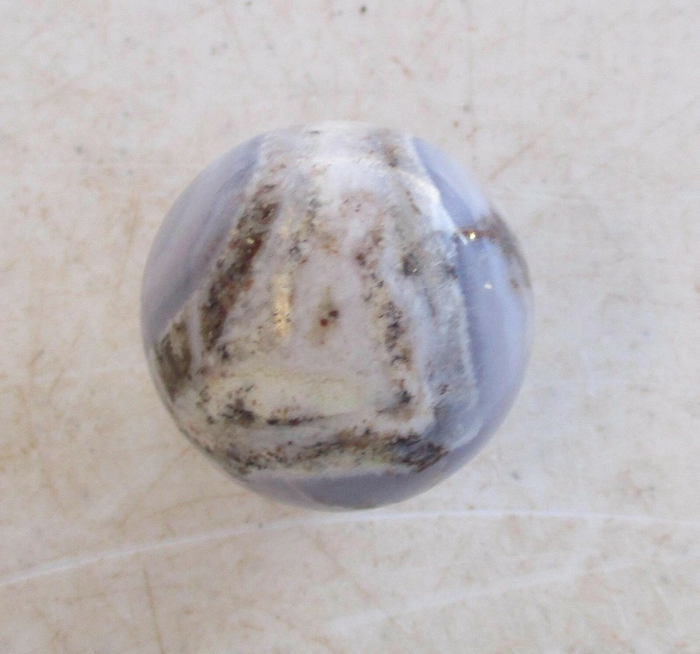 Purple Sheeps Bridge Agate 30mm Sphere Home Decor  4220