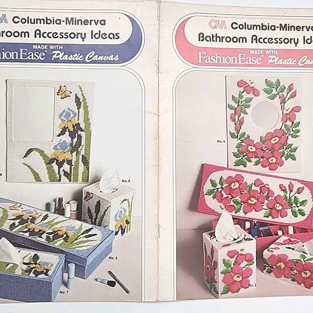 Plastic Canvas Pattern Leaflets Leisure Arts / Columbia - Minerva