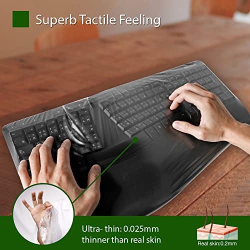 Universal KeyboardCap. Fully Covered Flat Style 0.025mm Large Size - 3 pack