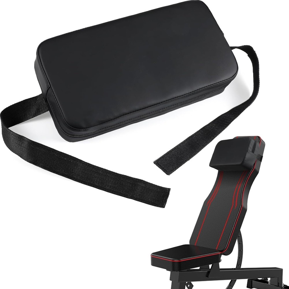 Compact PVC Leather Bench Press Pad - Enhanced Stability for Strength Training
