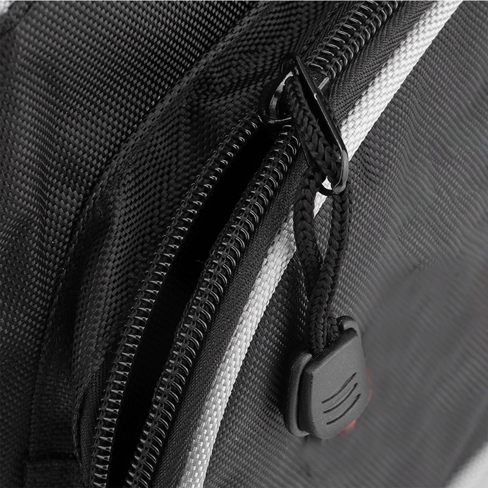 Motorcycle Helmet Shoulder Bag - Waterproof Grey Black Backpack