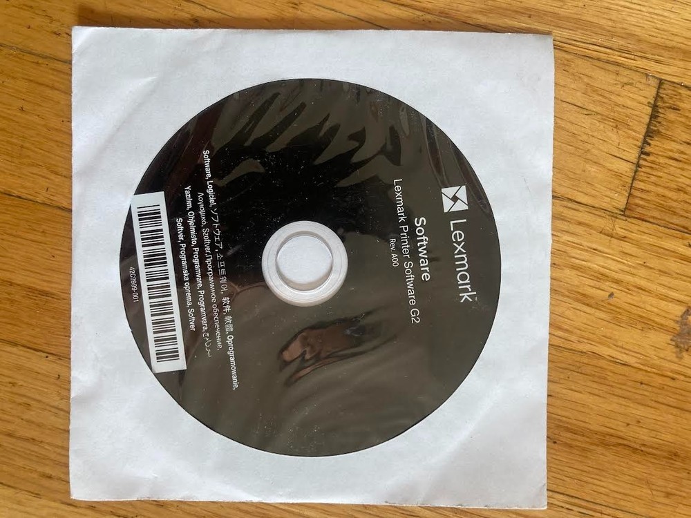 New Genuine Lexmark Printer Software G2  CD ROM Software CD Driver Disk