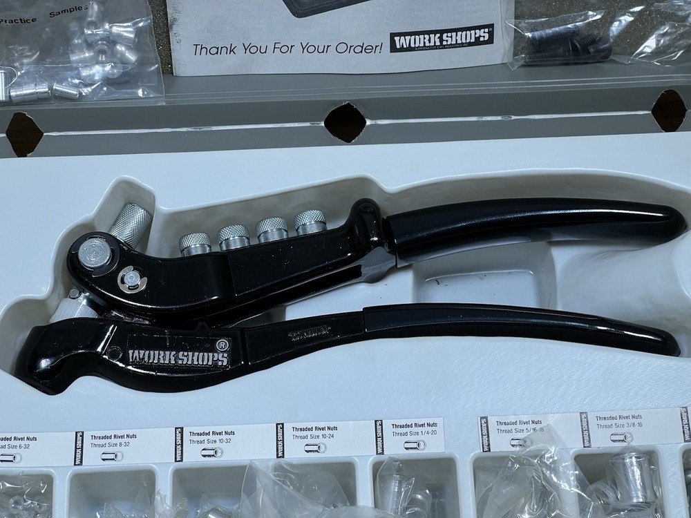 Threaded Rivet Shop Kit Work Shops Professional Thread Rivet Tool & Rivets