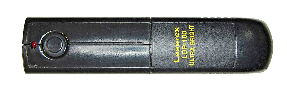 Vintage Laserex LDP-100 Ultra Bright Red Laser Pointer