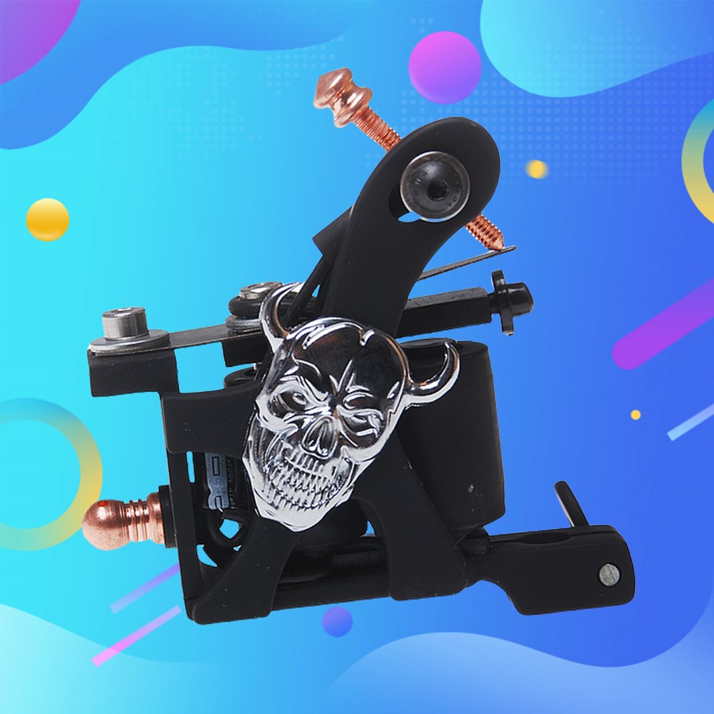 Cast Iron 10 Coils Tattoo Machine Fit for Shader 404-D