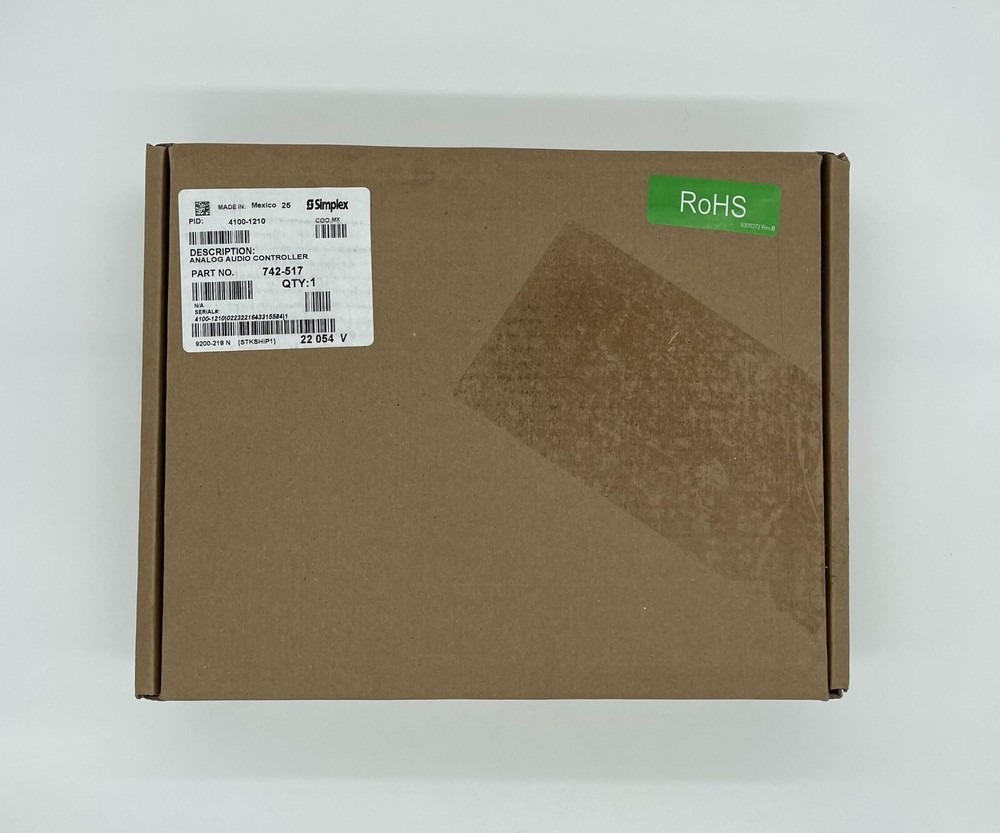 Simplex 4100-1210 Analog Audio Controller - Same Day Shipping (SEALED)