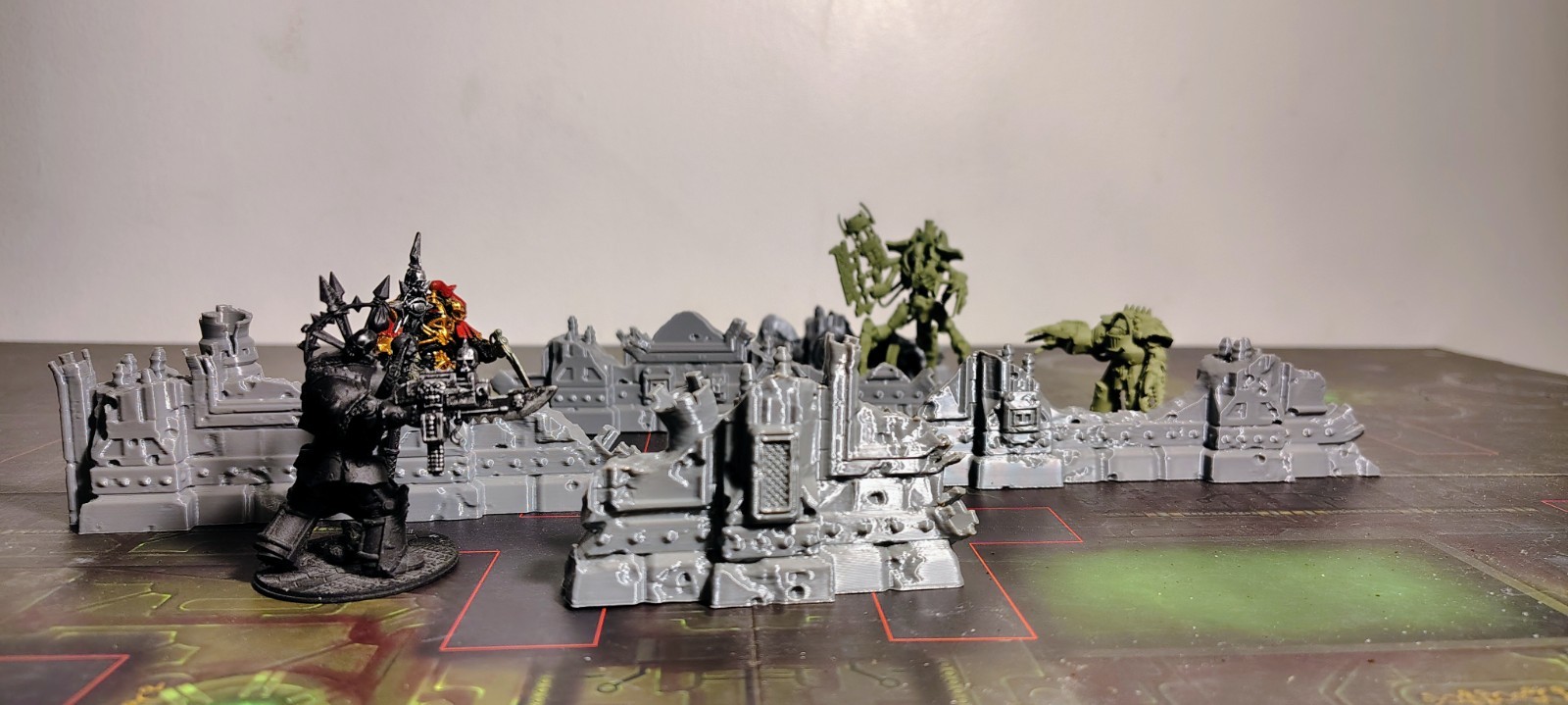 5 Piece Ruin Terrain Set Perfect For Warhammer 40k Kill Team Trench Crusade