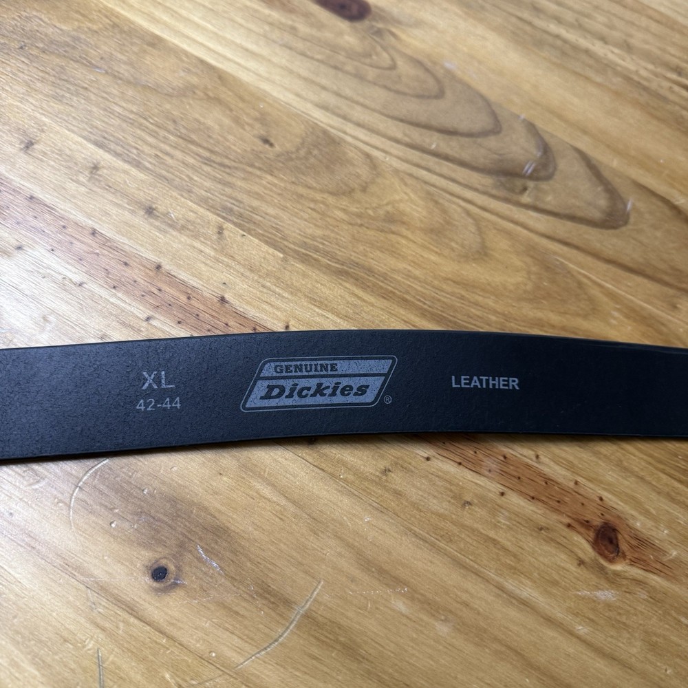 Dickies Black Leather Belt XL