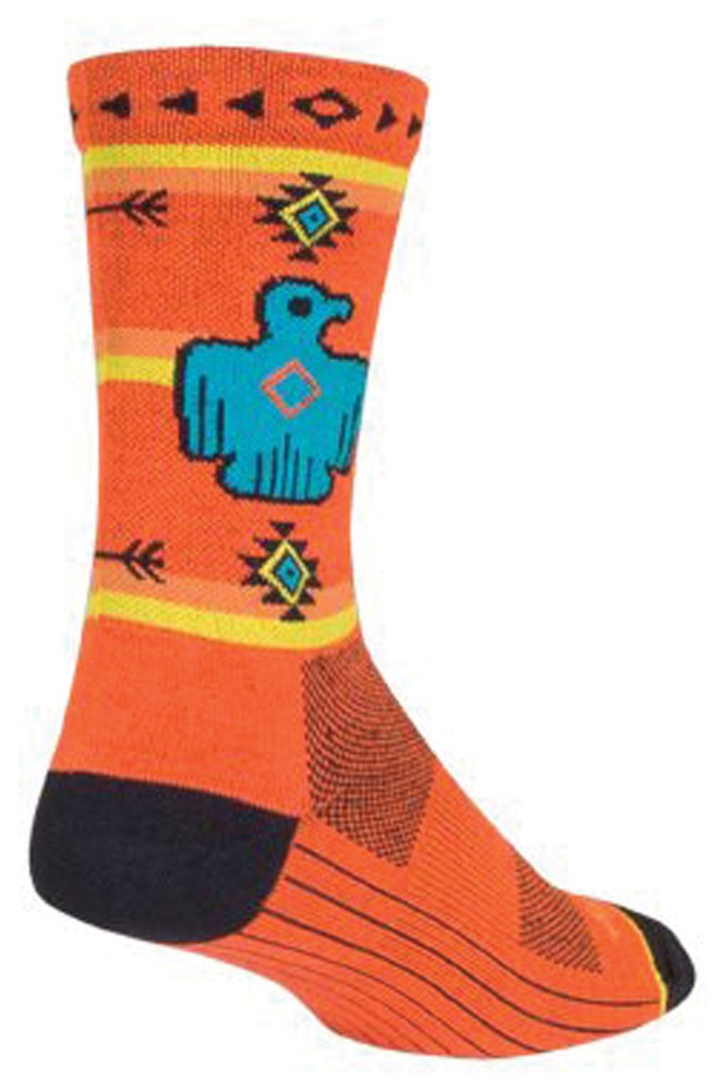 SockGuy Thunderbird 6" Cycling Socks - Moisture-Wicking, Breathable Performance