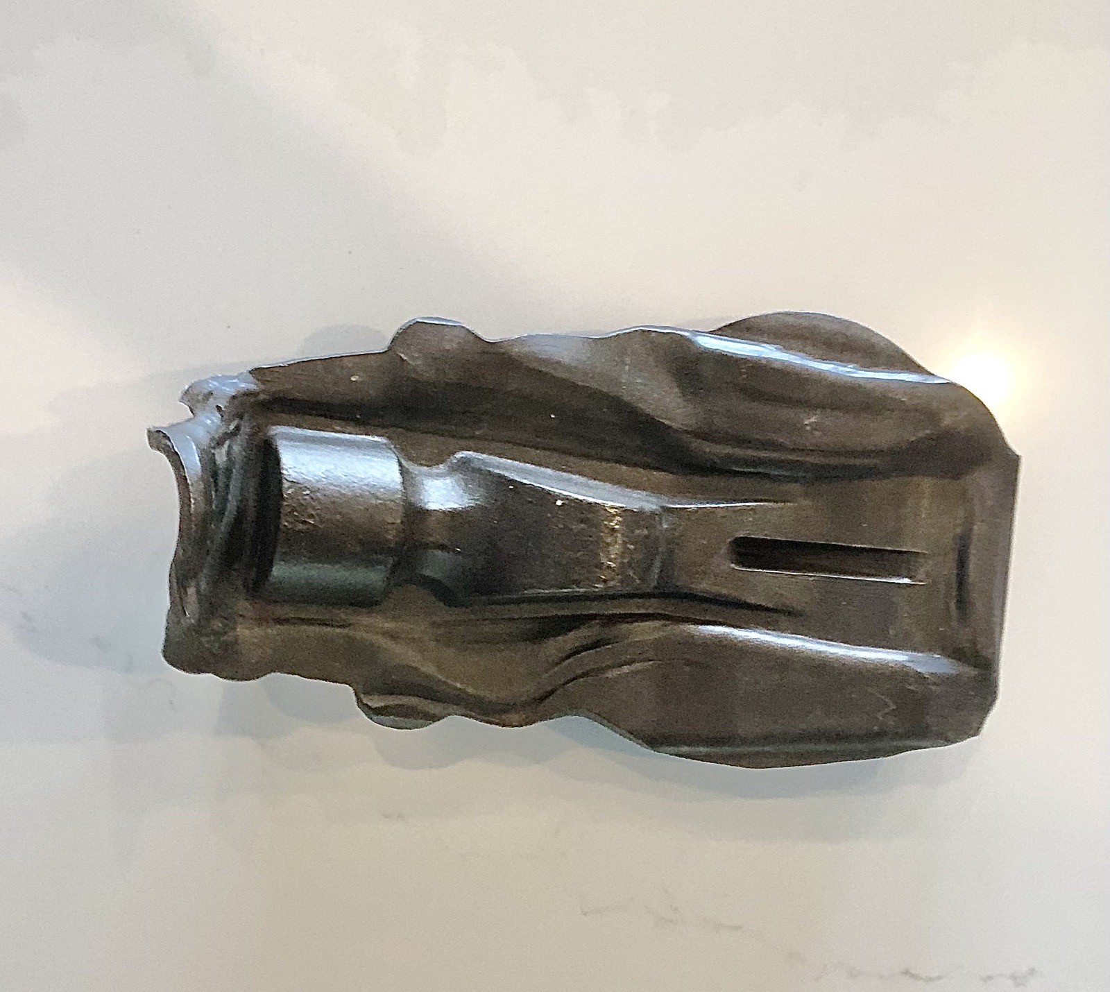 1920s Metal Hammer Forging, Antique Tool Claw Hammer Head, Forged Mold RARE