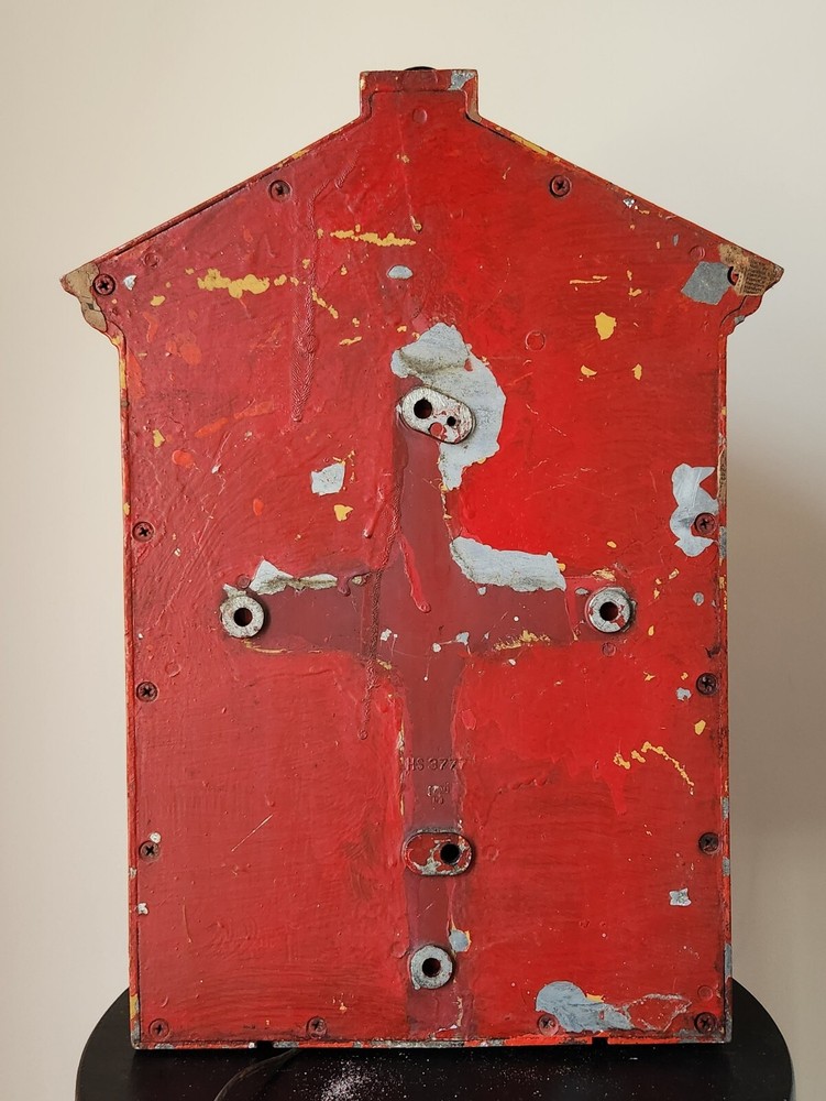 Vintage SAFA Fire Alarm Box For Restoration Matching Code Wheel & Plate #