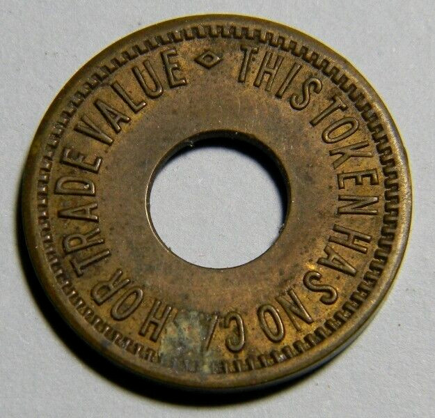 Antique Machine Token (01943)