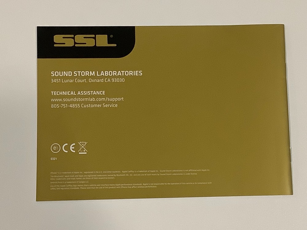 SSL USER MANUAL FOR SDML10ACP