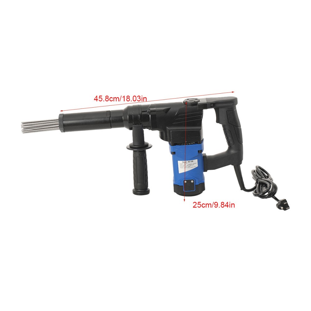 110V Electric Needle Scaler Rust Removal Tool with Free Shipping