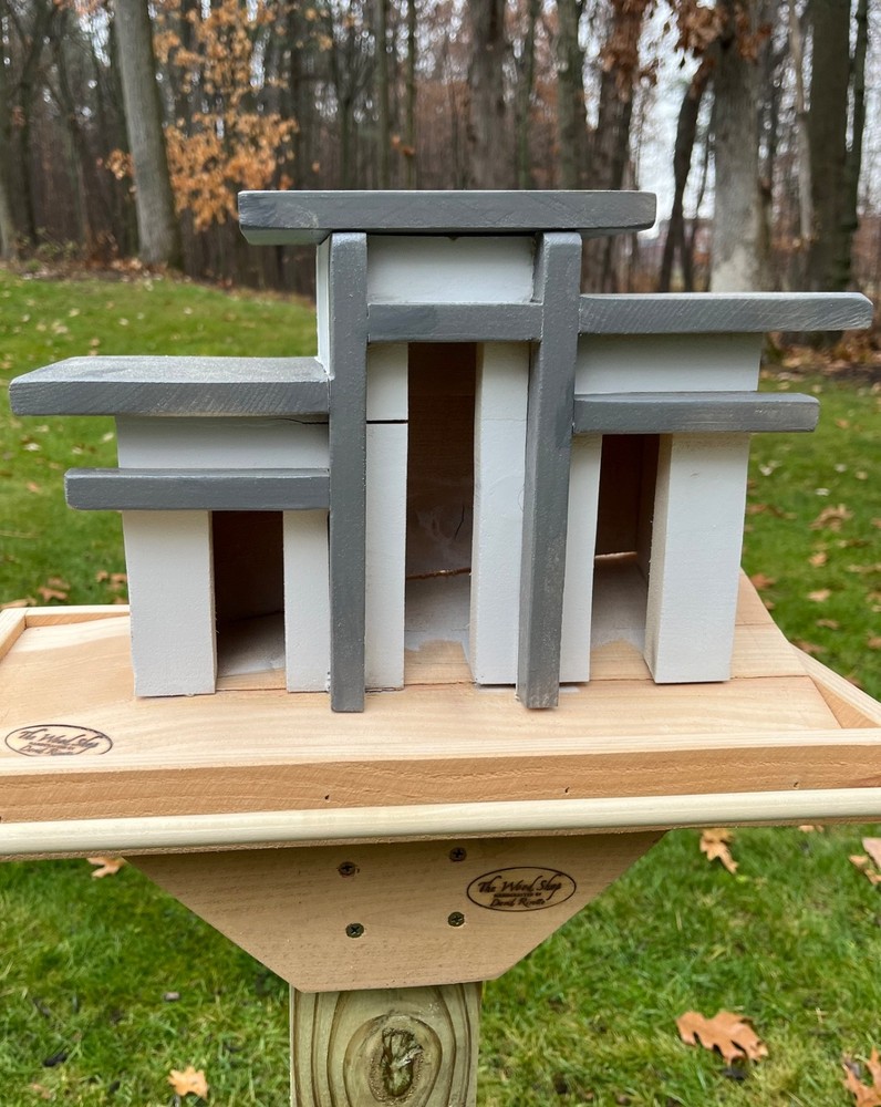 Bird Feeder Hill Side 2 Tone Contemporary