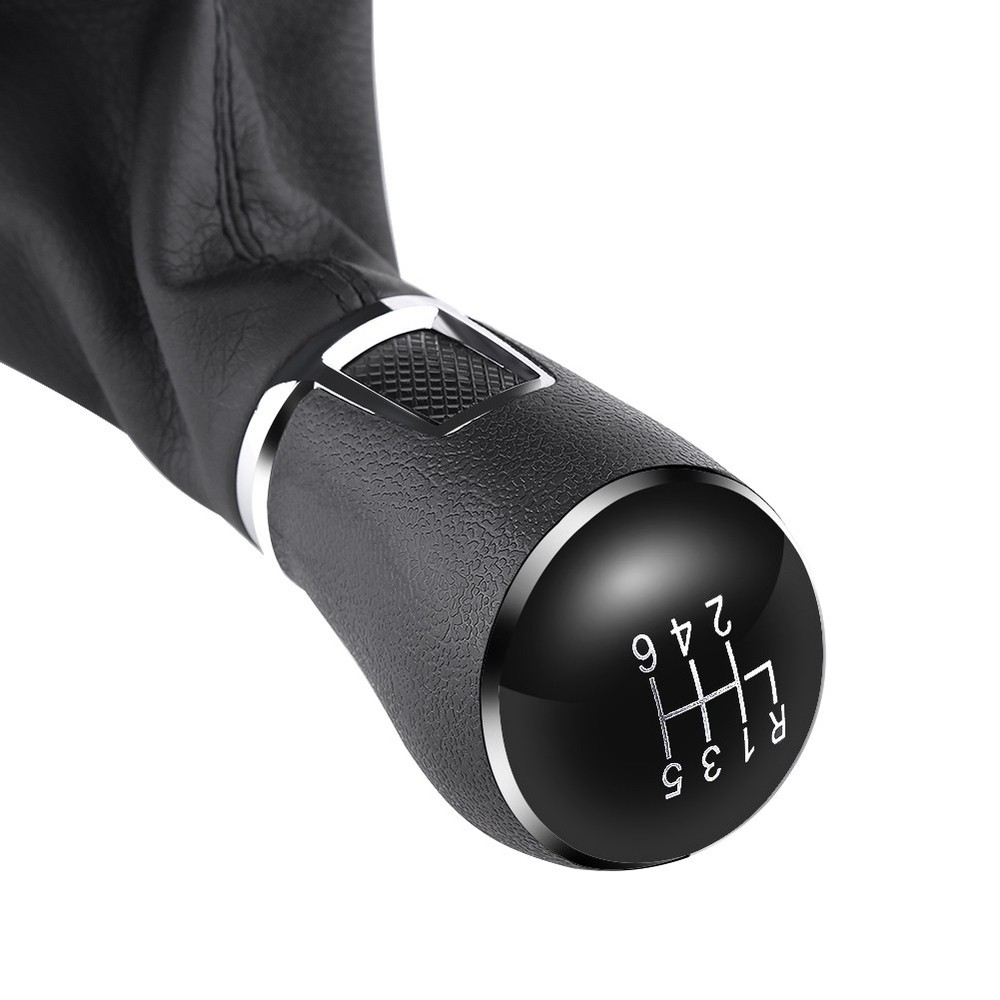 6 Speed Gear Shift Knob Gaiter Boot Elegant Frame Kit For B7 VIOM