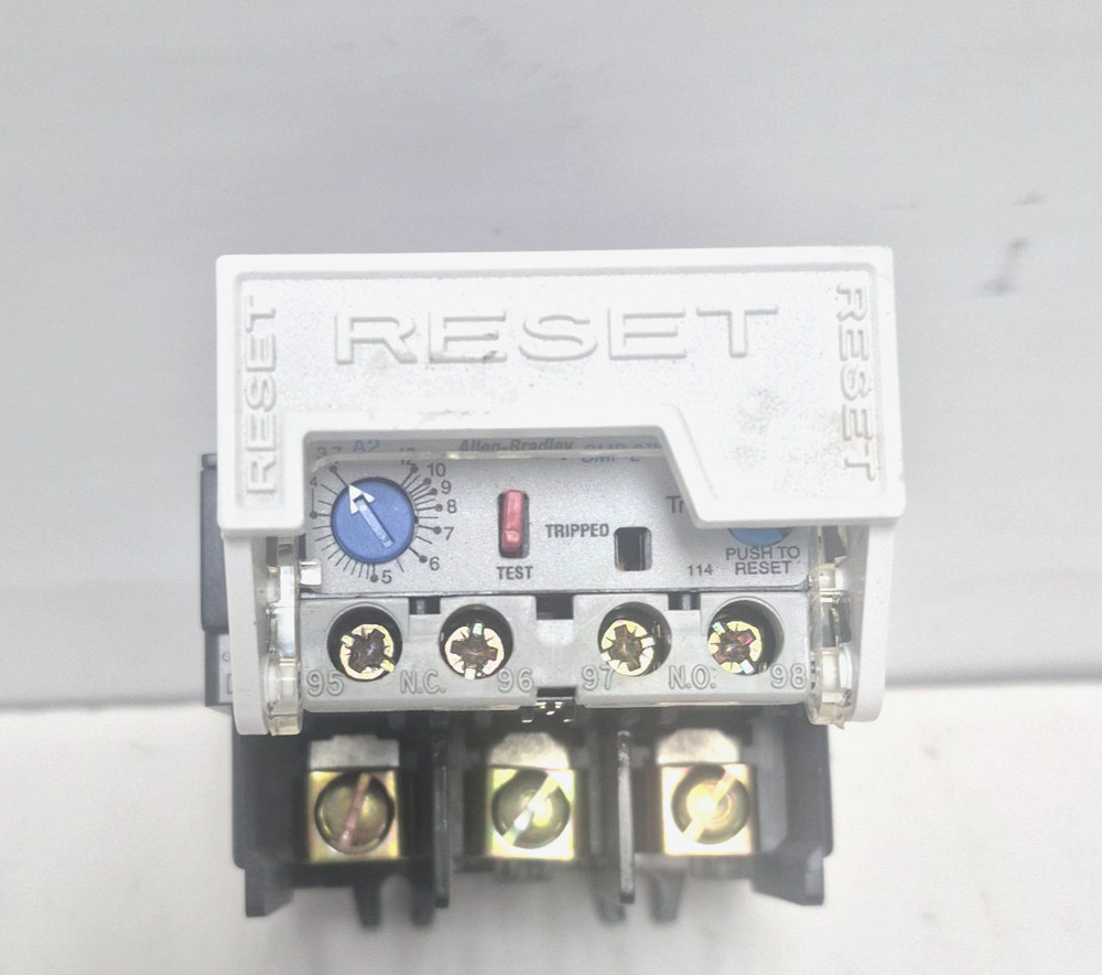 ALLEN-BRADLEY 592-B1FA SER. A SOLID STATE OVERLOAD RELAY 3.7-12A CURRENT RANGE