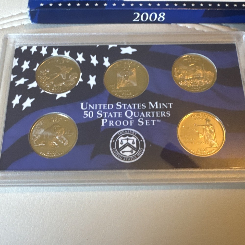 2008 proof state quarter set Original Packaging Us Mint