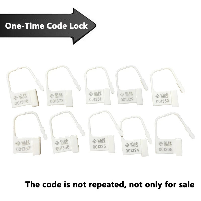 Disposable Plastic Locking Serial Number Pieces Cards Chastity Cage Never Repeat
