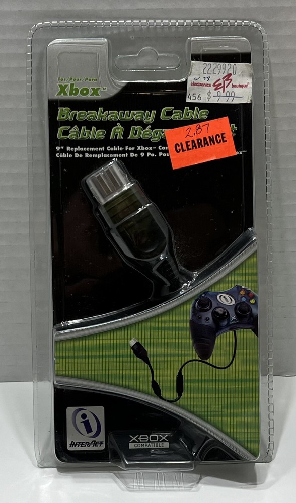 *BRAND NEW* Controller Breakaway Cable (Microsoft XBOX) InterAct For Xbox