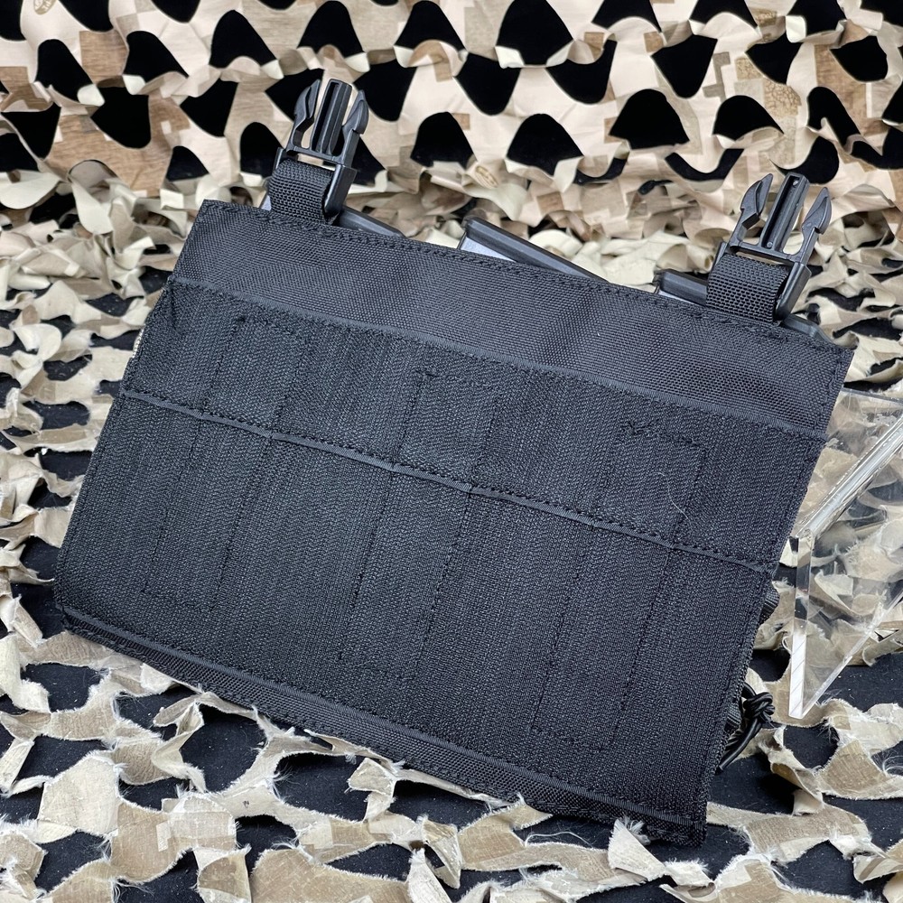 Lancer Tactical Adaptive Hook & Loop AR Triple Magazine Pouch - Black(CA-1741BN)