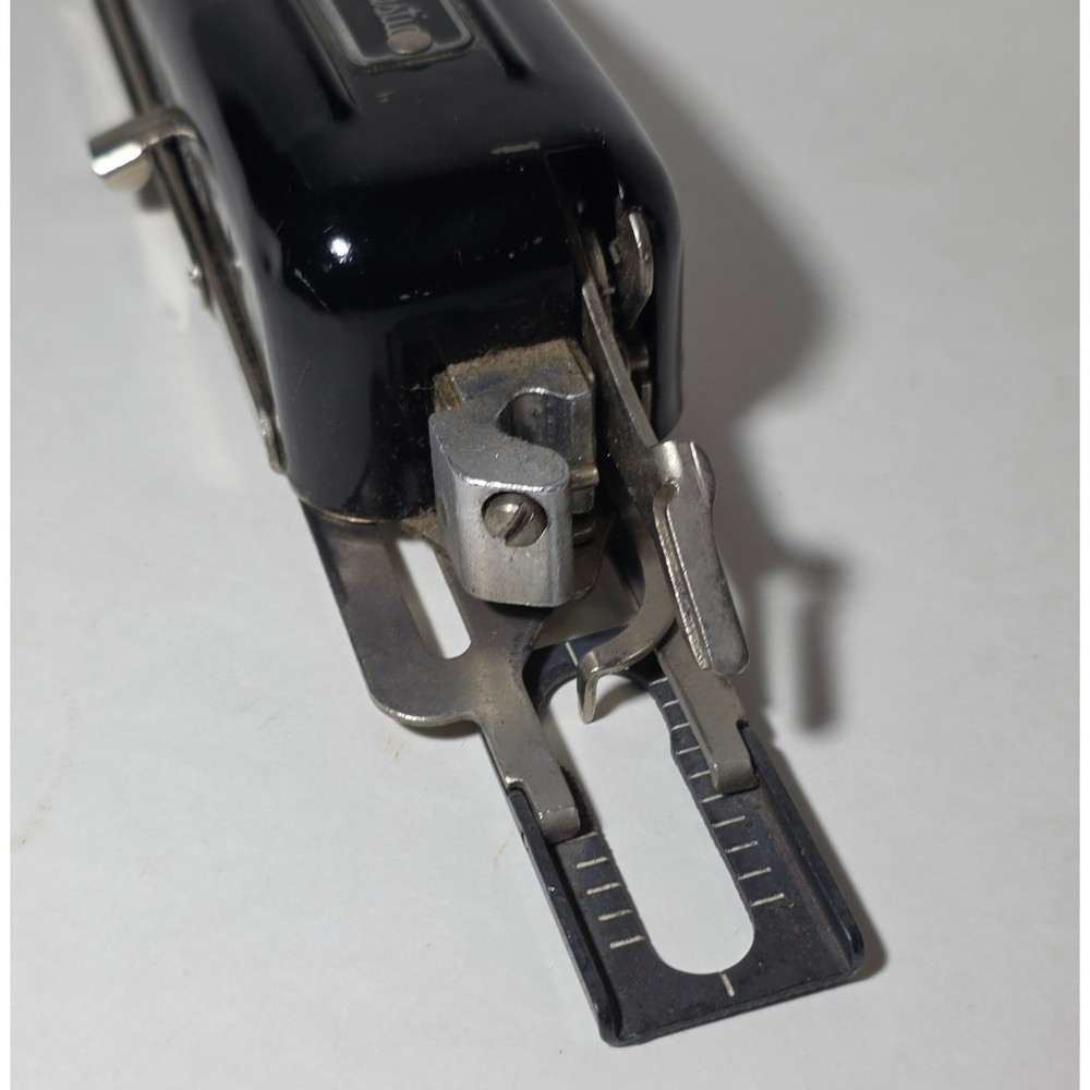 Domestic Magic Key buttonholer sewing machine attachment black metal